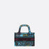 Dior Mini Dior Book Tote Celestial Blue Multicolor Toile De Jouy Voyage Embroidery